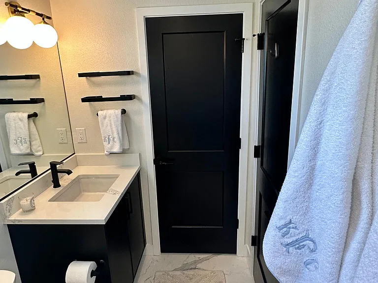 Bathroom shelves and under sink storage