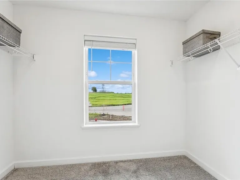 virtually staged primary closet