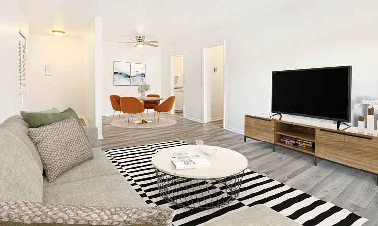 Inviting and bright space