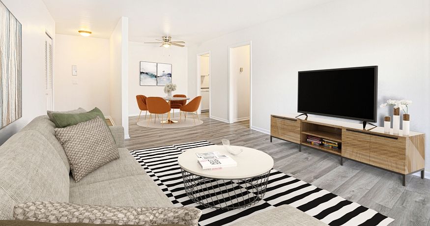 Inviting and bright space