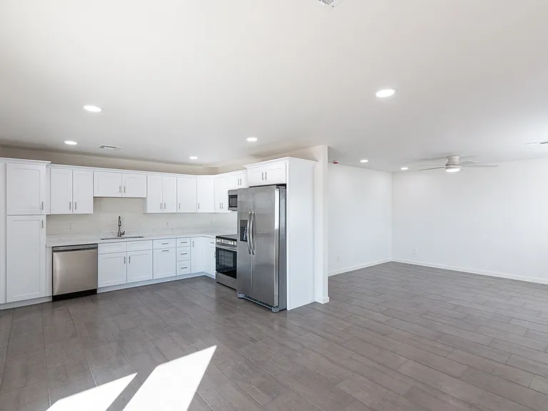 Kitchen - Dining - Living