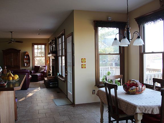 Lake view kitchen & family