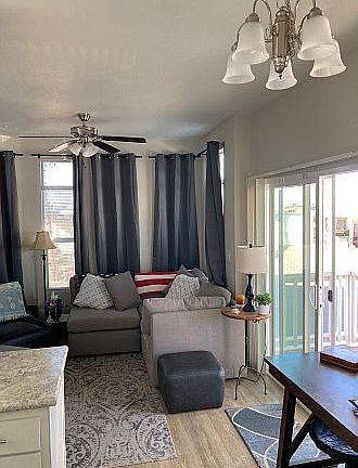 Sliding doors and Desk Area