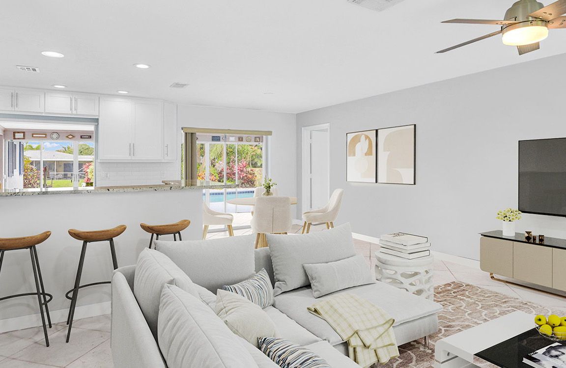 Living Room - Virtual Staged
