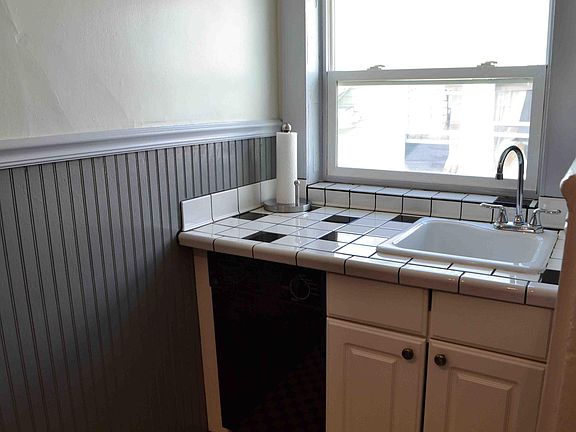 Sink and dishwasher.