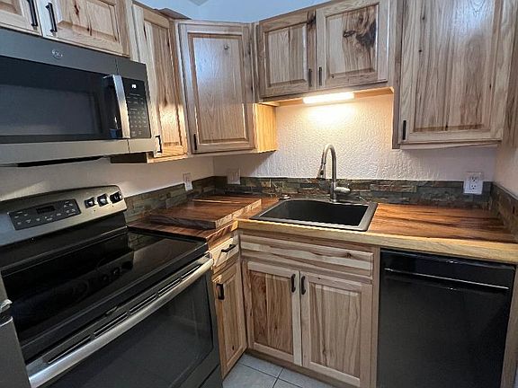 Newly remodeled kitchen with brand new stainless appliances.