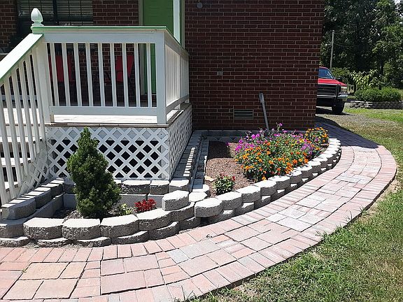 New paver walkway