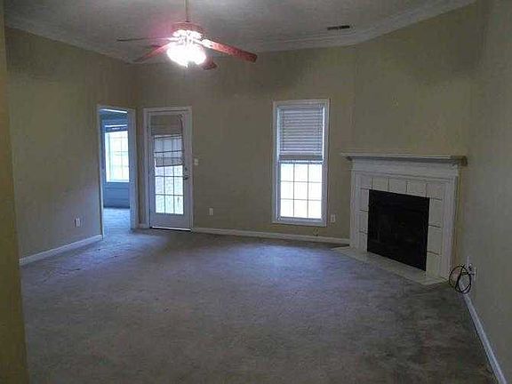 Great room with fireplace
