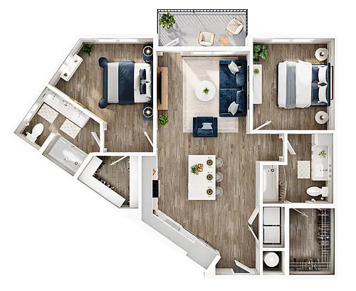Floor plan B1