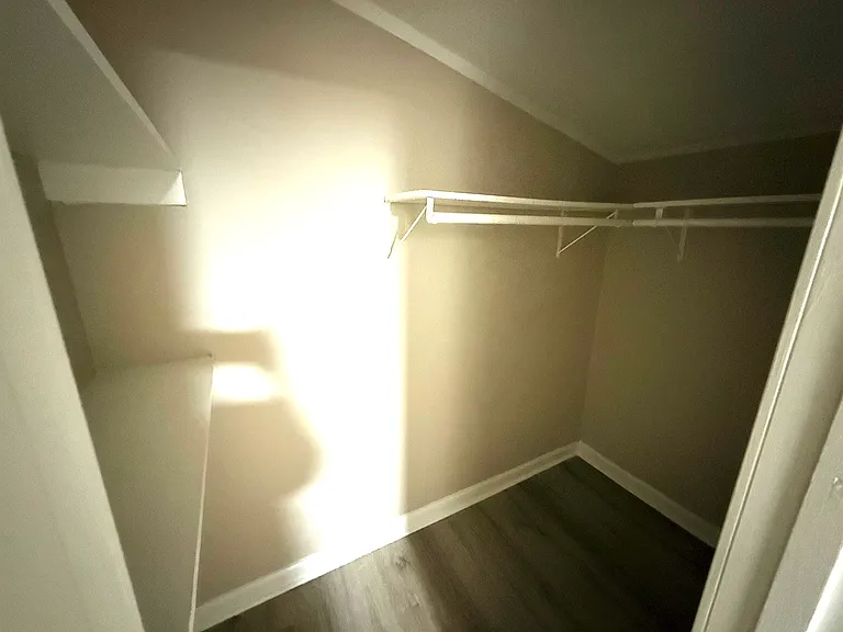 Rear bedroom & closet