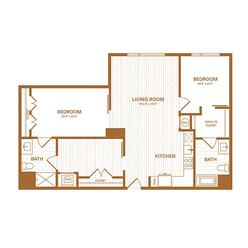 Floor plan B25.Den
