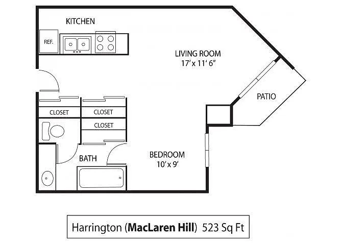 Floor plan Harrington