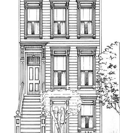 Sketched plan of 1949 O'Farrell