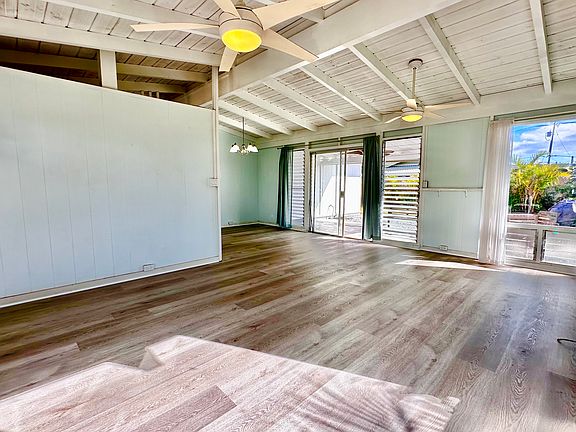Living Room With View To The Back Patio