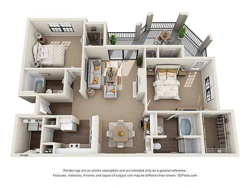 Floor plan Pecan
