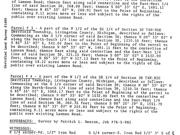 Description of Parcel