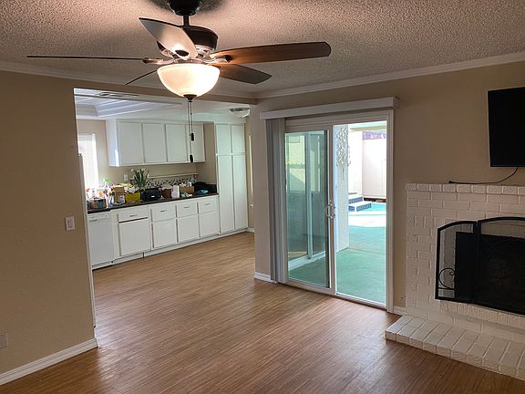 Family room with Fireplace / access to backyard