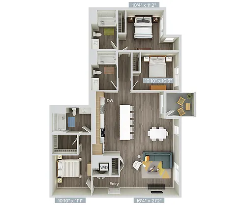 Floor plan C7-1523