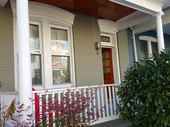 Front porch for lounging and people watching