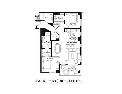Floor plan Cue
