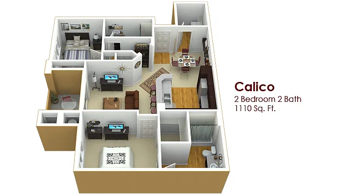Floor plan Calico