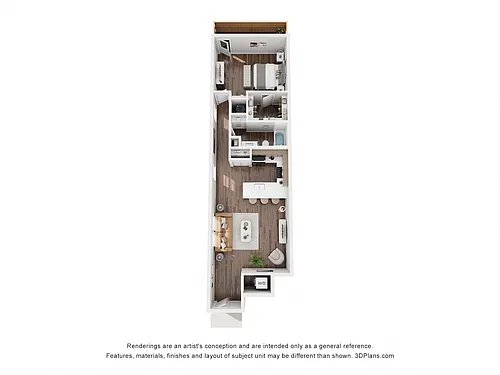 Floor plan Waterchase A