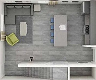 Typical Townhome Living Area