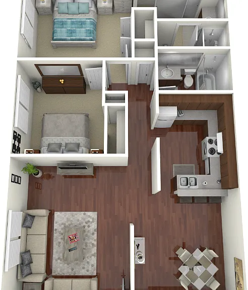 Plan E Floorplan Diagram