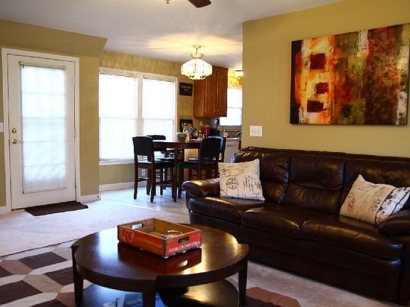 The floorplan feels spacious and open, and is great for ente