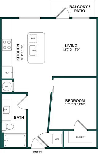 Floor plan Studio-S4