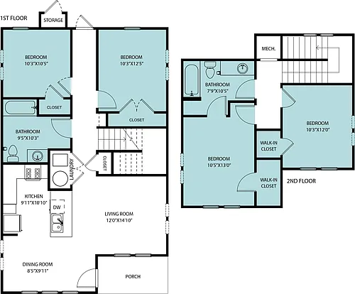 Floor plan D1