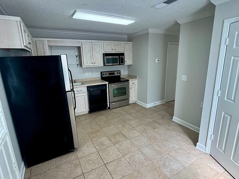 Dining area and kitchen