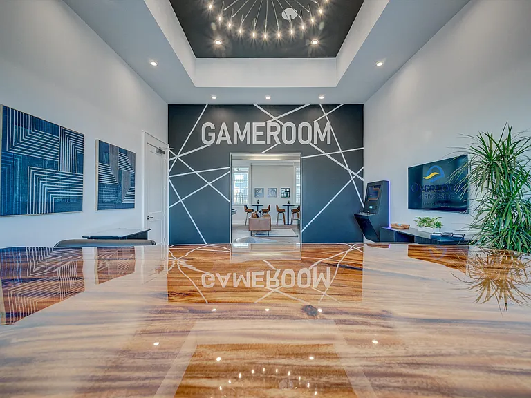 Overlook at Riverside Gameroom Door