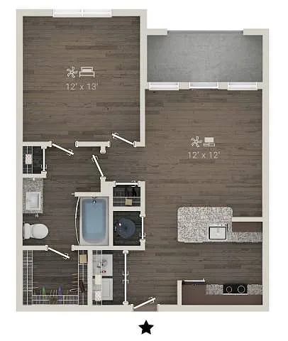 Floor plan A1