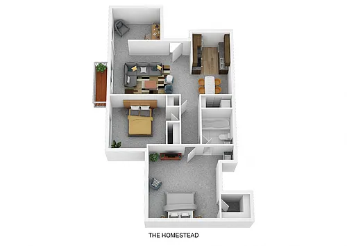 Floor plan The Homestead