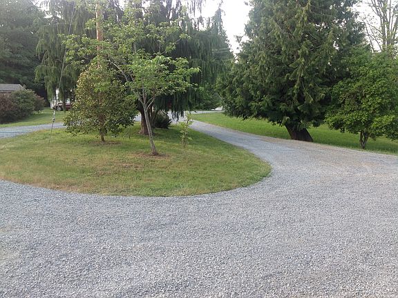 Circular large driveway