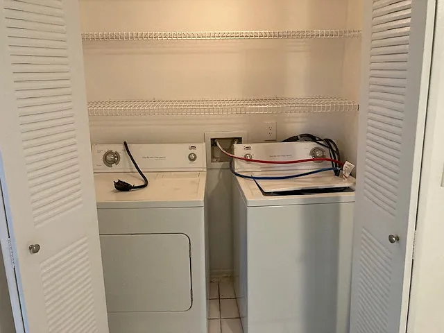 Washer and Dryer in unit
