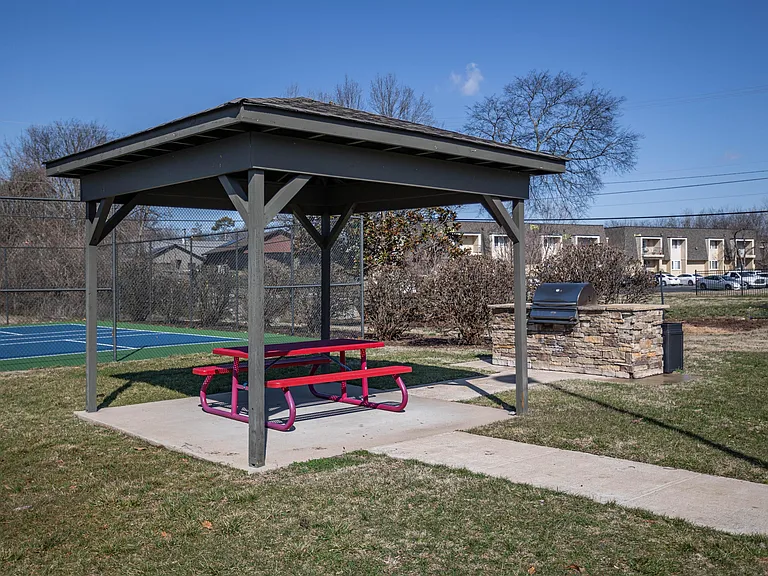 Pavilion and grilling station