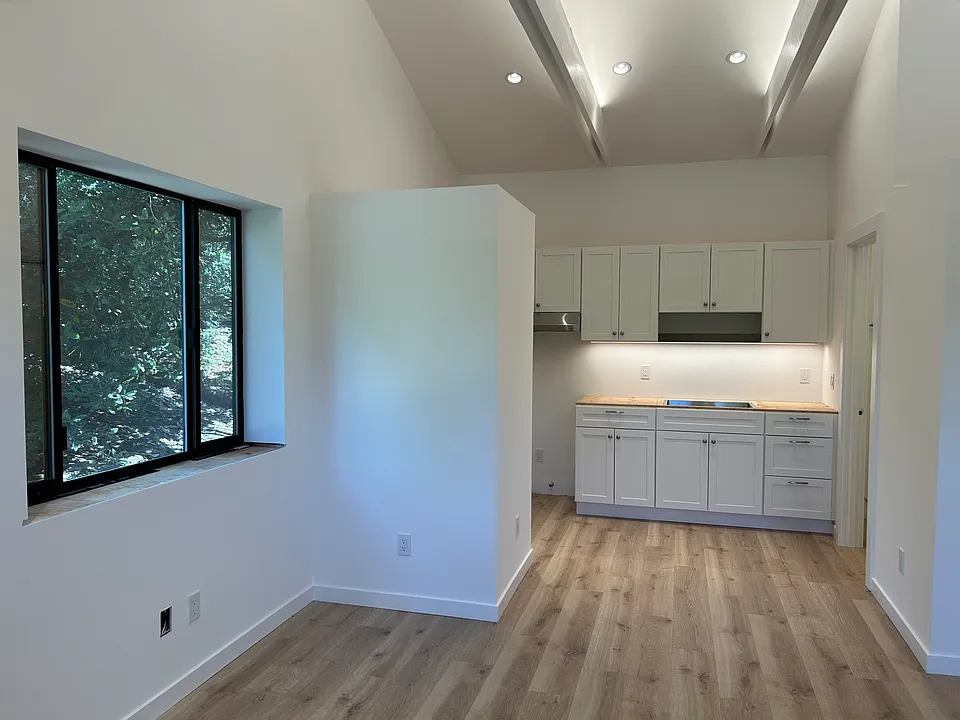 Main room into kitchen