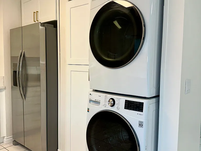 In suite laundry machines