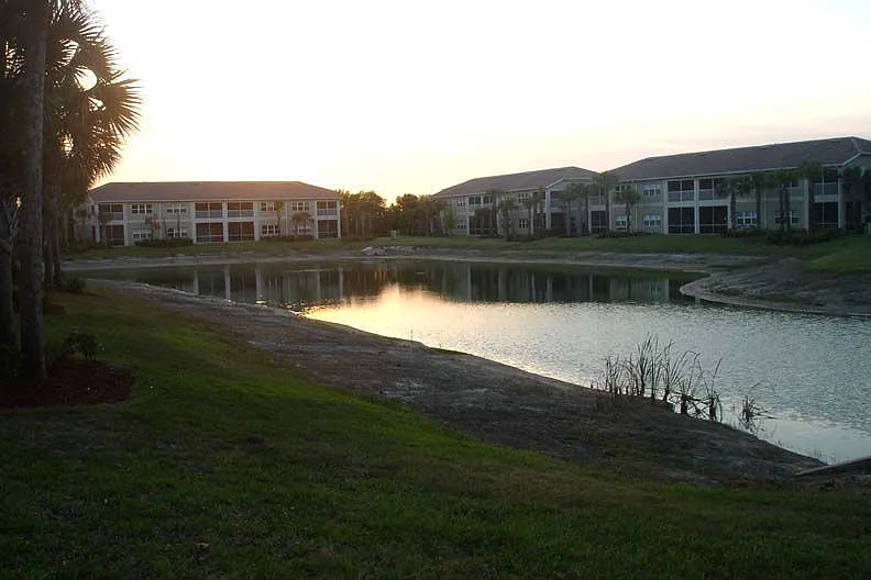 Pond At Sunset