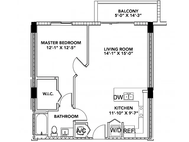 Floor plan Model A