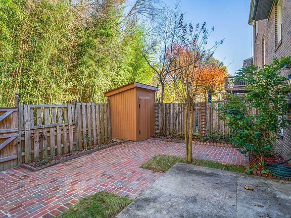 Fenced in back yard