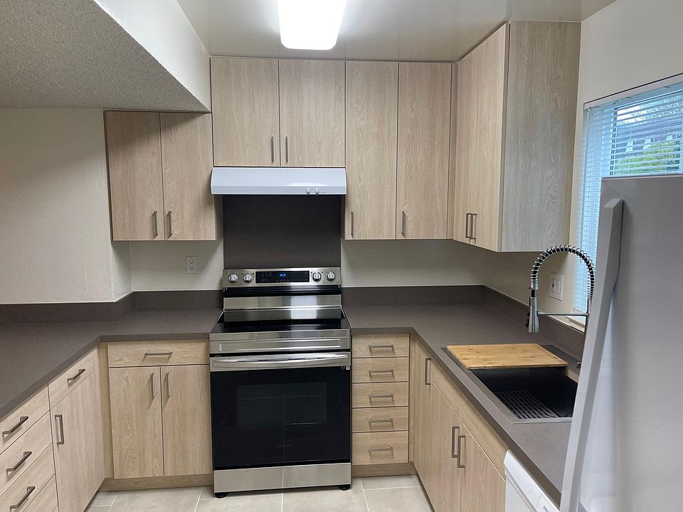 New appliances and custom cabinetry