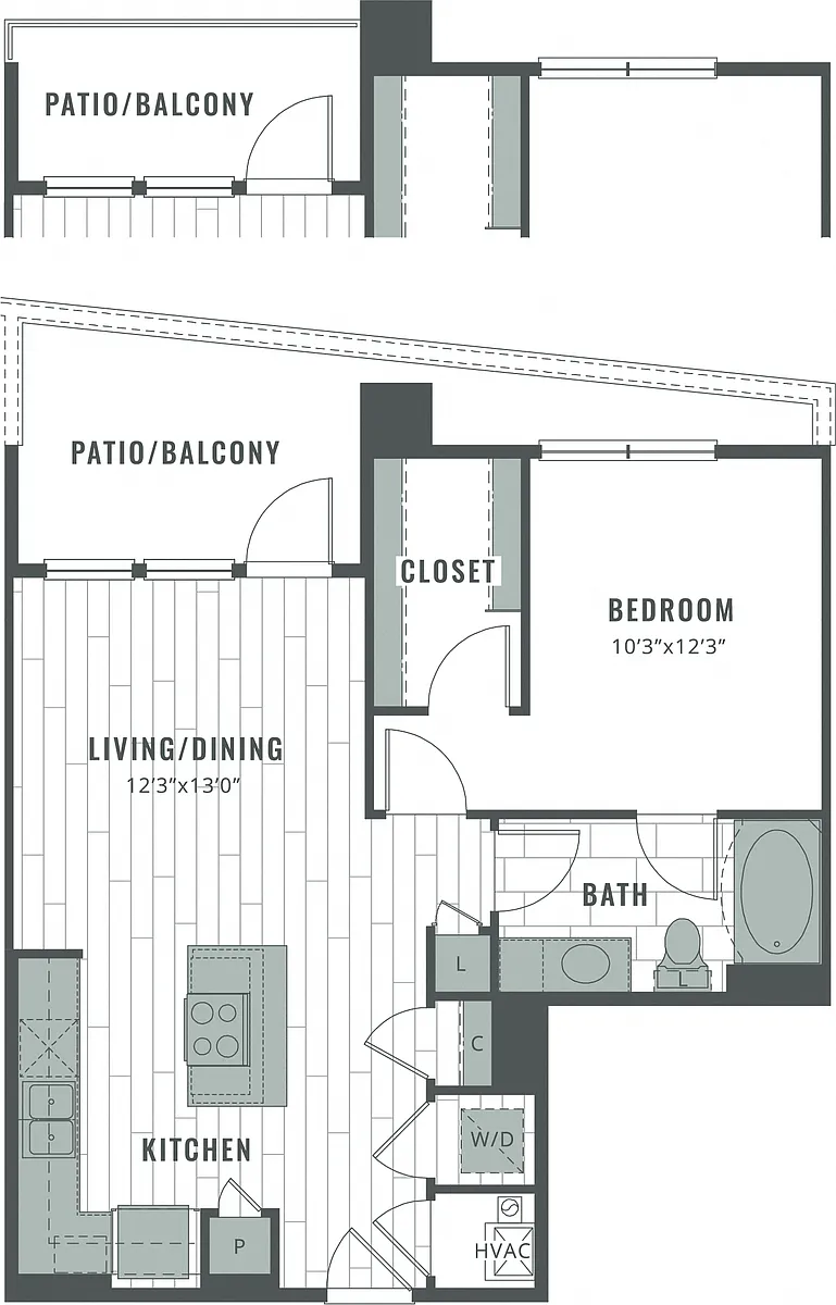 Floor plan A1E