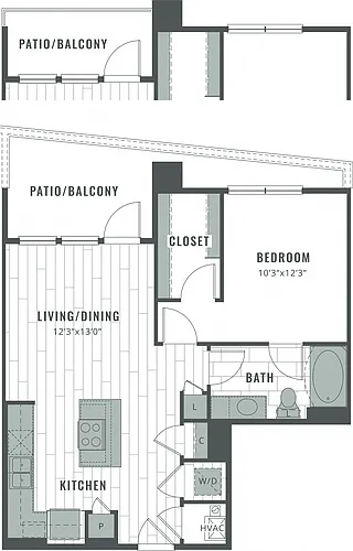 Floor plan A1E