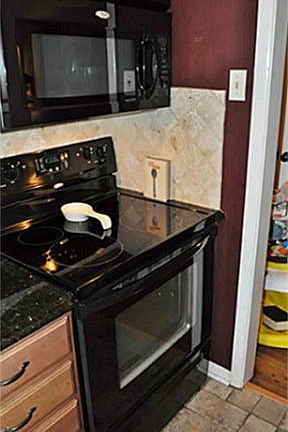 Smooth top Range & built-in Microwave