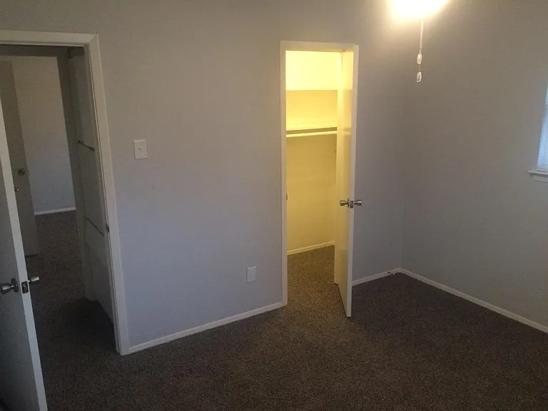 Master bedroom walk in closet
