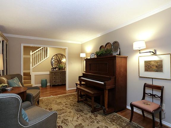 Formal living area located off the front entry of the house.