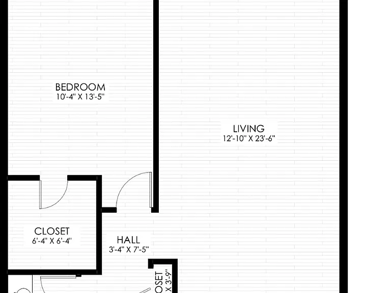 1x1 Floorplan 1x1 Floorplan